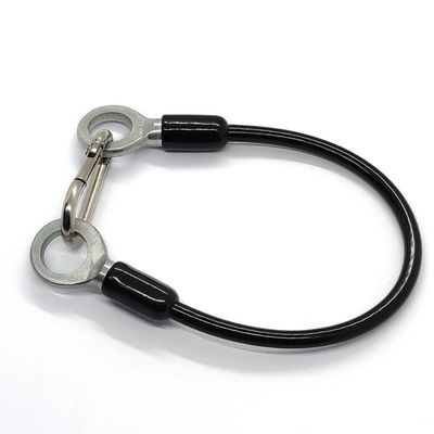 Đường dây sợi dạ dày bọc PVC Stainless Steel Cable Sling Lifting With Eye Loop end