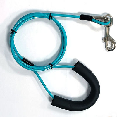 Dây xích chó bọc PVC, cọc buộc và cáp buộc cho chó nặng đến 90 lbs