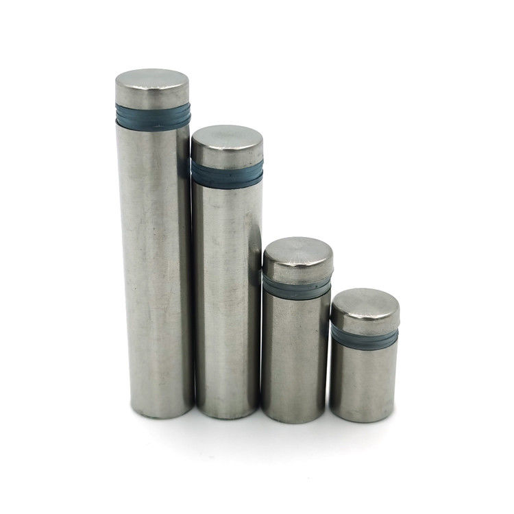 Phần cứng gắn kết dấu hiệu tường bằng thép không gỉ 316, Nắp đậy standoff, Giá đỡ biển hiệu cho màn hình acrylic