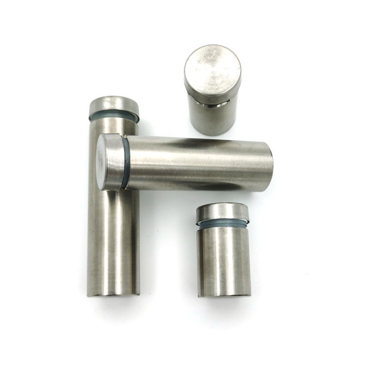 Thép không gỉ Acrylic Glass Clip Spacer Threaded Sign Standoff Cho tấm kính Quảng cáo Sign