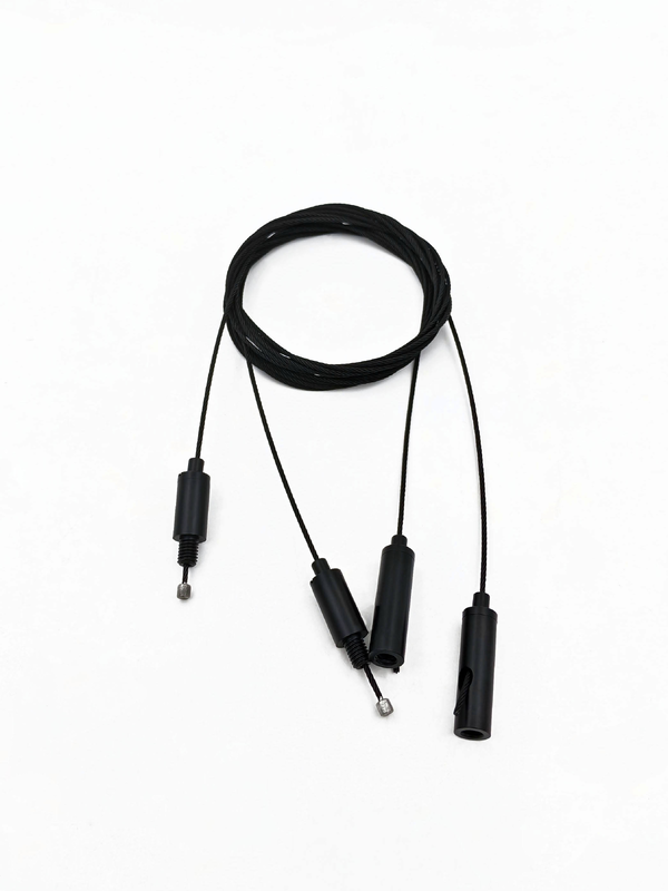Nhà máy OEM tùy chỉnh Đen điều chỉnh Cable Gripper Toàn bộ đồng dây thừng EDP phủ trong nhà đèn trần treo phụ kiện