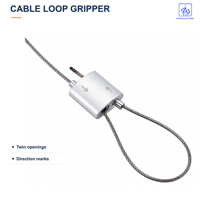Cable Gripper for Wire Suspension Assemblies