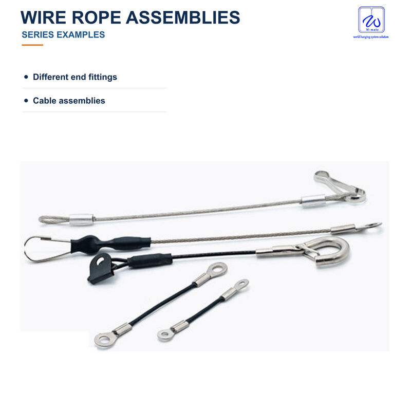 Wire Rope Assembly Series with Different End Fittings