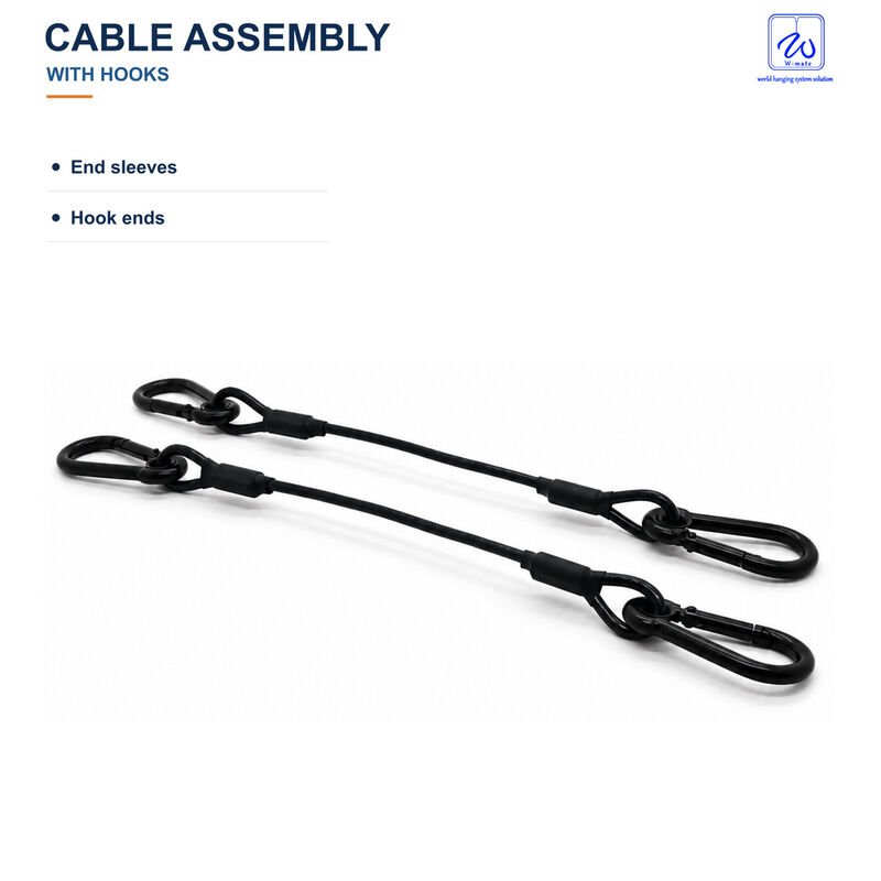 Suspension Cable Kit with Hook for Signs and Lighting