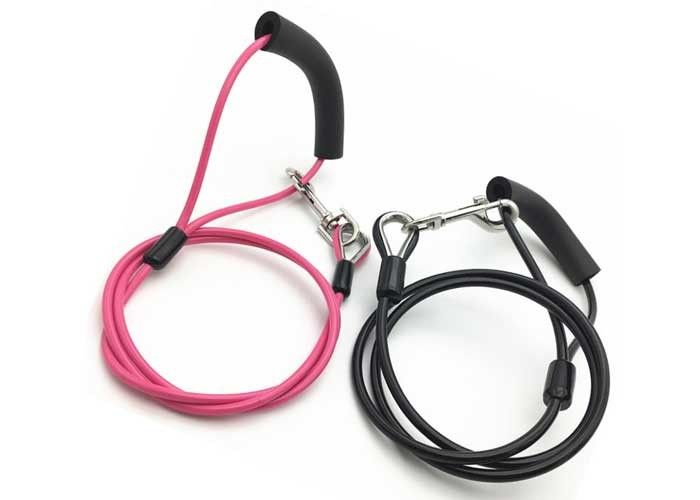 1.8 - 2,0mm Spring Hook Pet Tie Out Cable, Stainless Steel Dog Training Leash