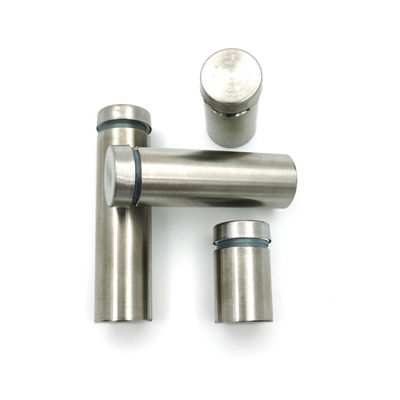 Thép không gỉ Acrylic Glass Clip Spacer Threaded Sign Standoff Cho tấm kính Quảng cáo Sign