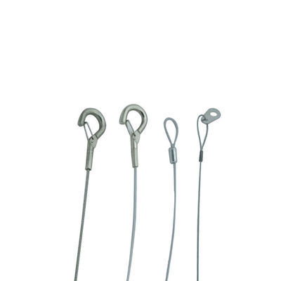 Cáp treo cáp thép với móc treo cho màn hình ánh sáng và treo